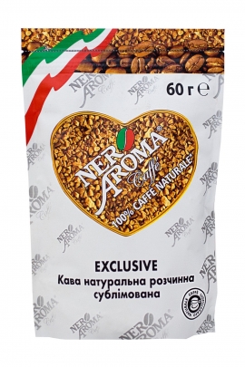 Кофе растворимый сублимированный Nero Aroma Exclusive 60гр. -