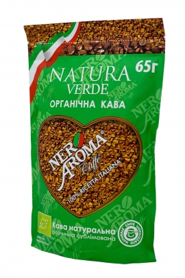 Кофе растворимый сублимированный Nero Aroma Natura Verde 65гр. -