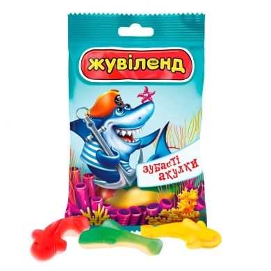 Жувиленд Зубастые акулки 85 гр -
