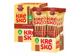 Хрустящие трубочки АВК KRESKO шоколадный вкус 40 гр