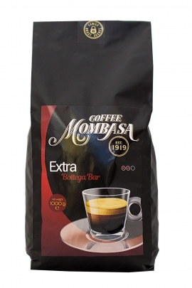 Кофе в зернах Mombasa Extra Bottega Bar 1000 гр -
