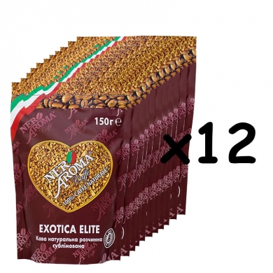 Кофе растворимый сублимированный Nero Aroma Exotica Elite 12x150гр -