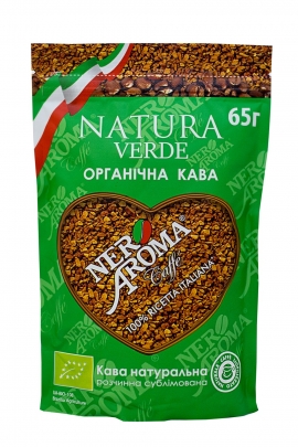 Кофе растворимый сублимированный Nero Aroma Natura Verde 65гр. -