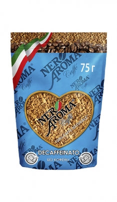 Кава розчинна ,без кофеіну Nero Aroma Decaffeinato -