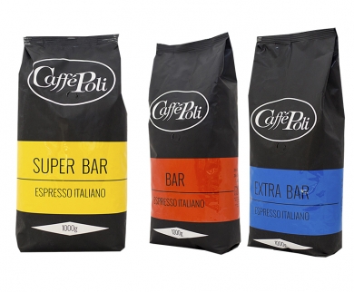 Набор кофе в зернах Caffe Poli -
