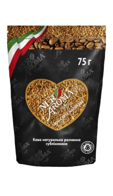 Кава розчинна Nero Aroma Caffe Naturale 75г -