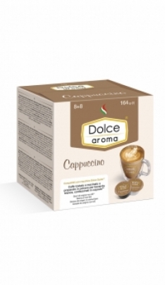 Кава в капсулах Dolce Aroma CAPPUCCINO Dolce Gusto (16 шт) -