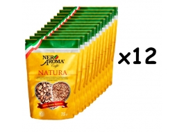 Кофе растворимый сублимированный Nero Aroma Natura 12x75гр