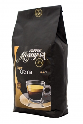 Кофе в зернах Mombasa Super Creama 1 кг -