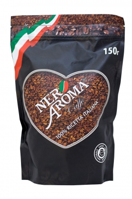 Кофе растворимый сублимированный Nero Aroma 150гр. -