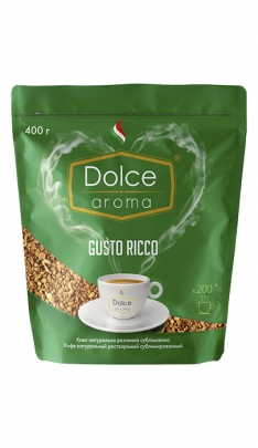 розчинна кава Dolce Aroma Gusto Ricco 400г -
