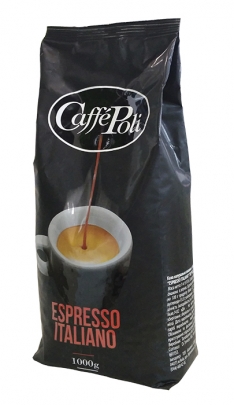 КАВА В ЗЕРНАХ POLI ESPRESSO ITALIANO NERO 1КГ -