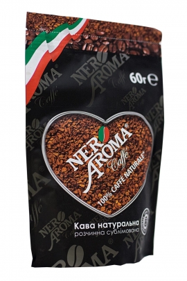 Кофе растворимый сублимированный Nero Aroma 60гр. -