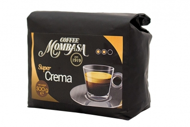 Кофе в зернах Mombasa Super Creama 500 гр -