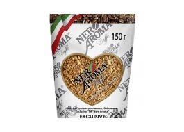 Кава розчинна Nero Aroma Exclusive 100% арабіка 150 г
