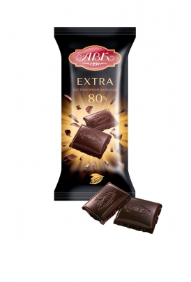 Шоколад АВК экстрачерный 80n%
