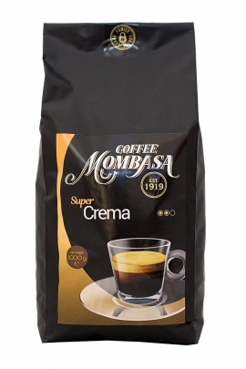 Кофе в зернах Mombasa Super Creama 1 кг -
