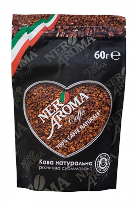 Кофе растворимый сублимированный Nero Aroma 60гр. -