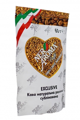 Кофе растворимый сублимированный Nero Aroma Exclusive 60гр. -