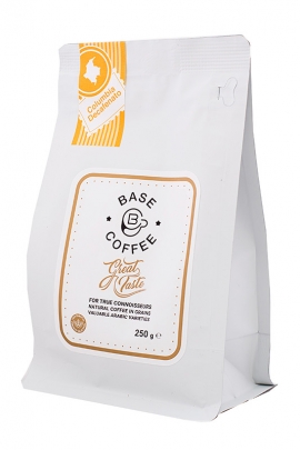 Кофе в зернах Base Coffee Columbia Decafenato 250 гр -