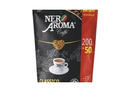 Кава розчинна Nero Aroma Classico, 250 г (50 г у подарунок)